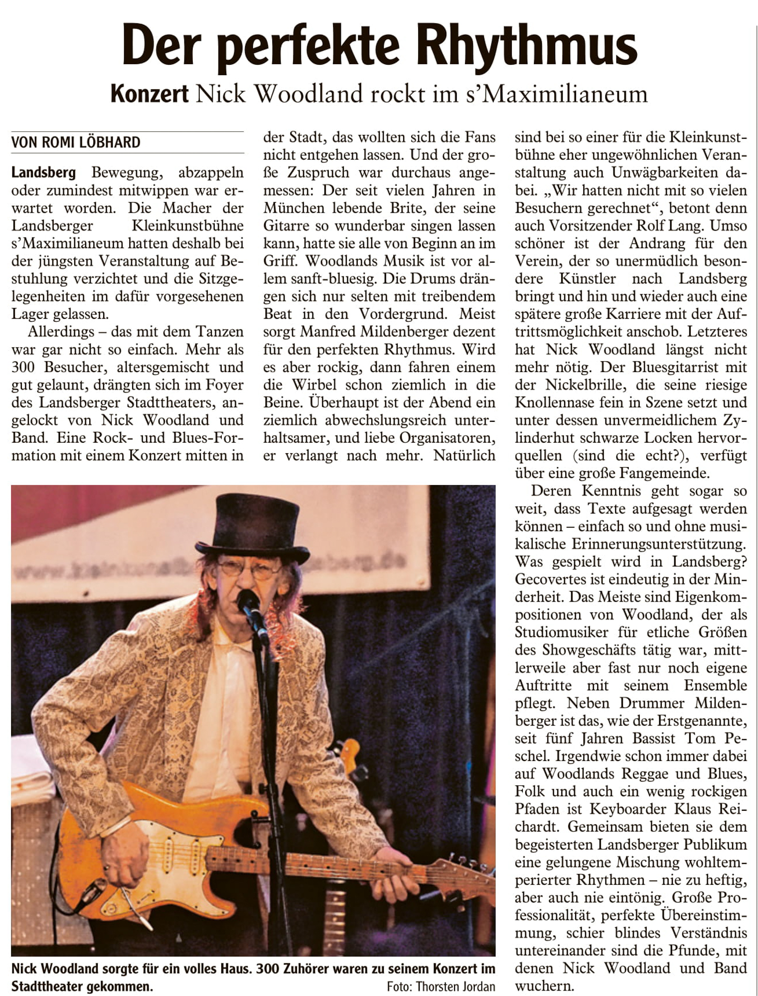 Bild der Kritik aus dem Landsberger Tagblatt vom 03.02.2018