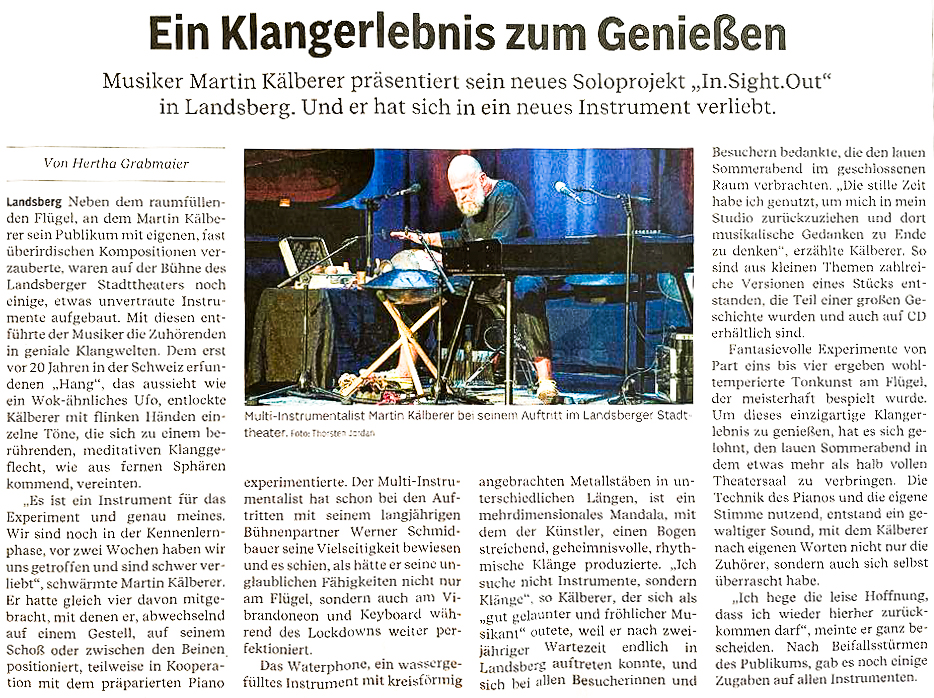 Bild der Kritik aus dem Landsberger Tagblatt vom 28.06.2022